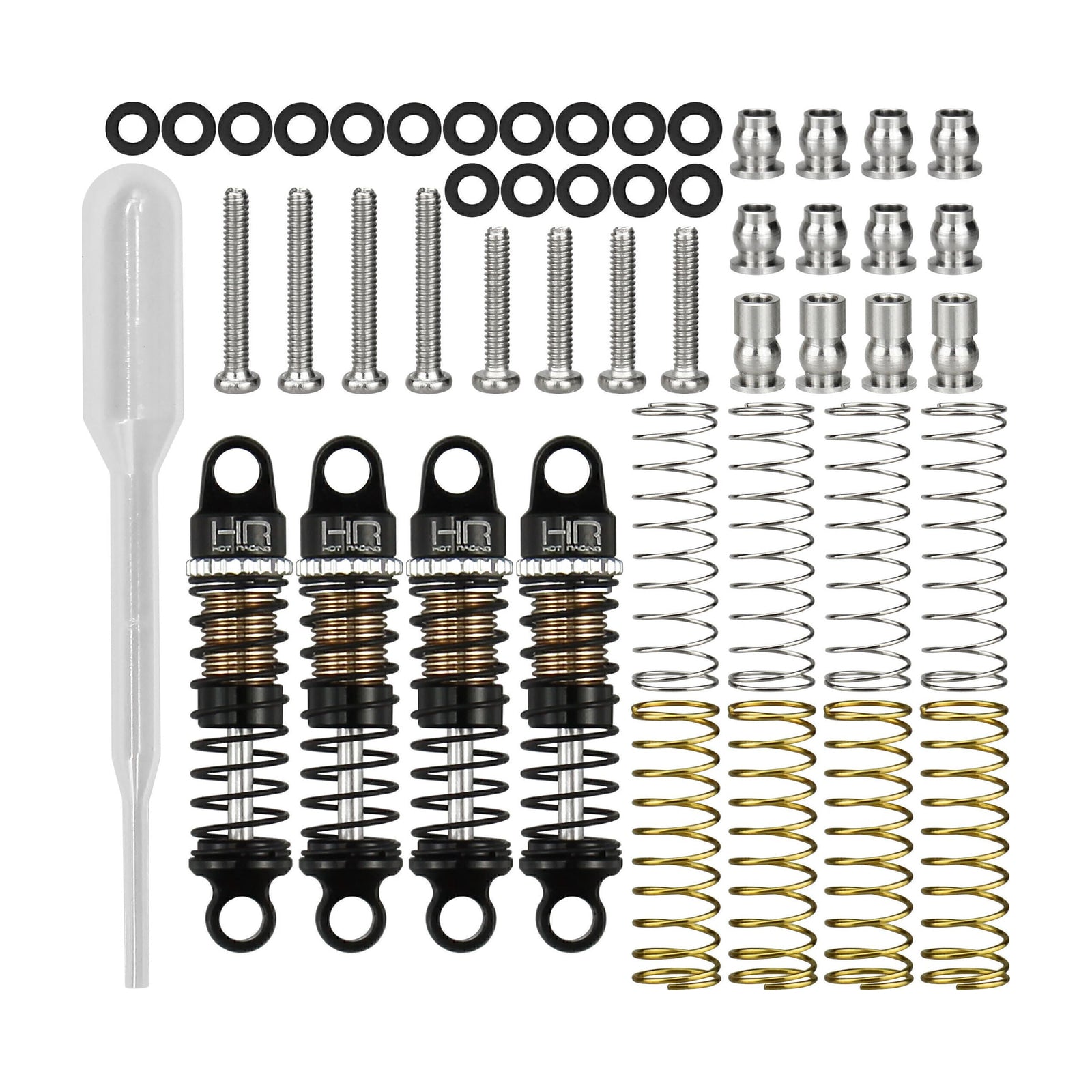 Hot Racing SXTY260XP 26 mm HD Oil Dampers, Set of 4, for Axial SCX30