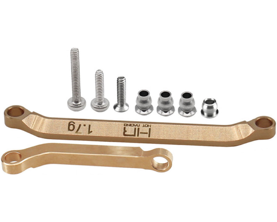 Hot Racing SXTY49H Brass Fixed TT Steering Links for Axial SCX30