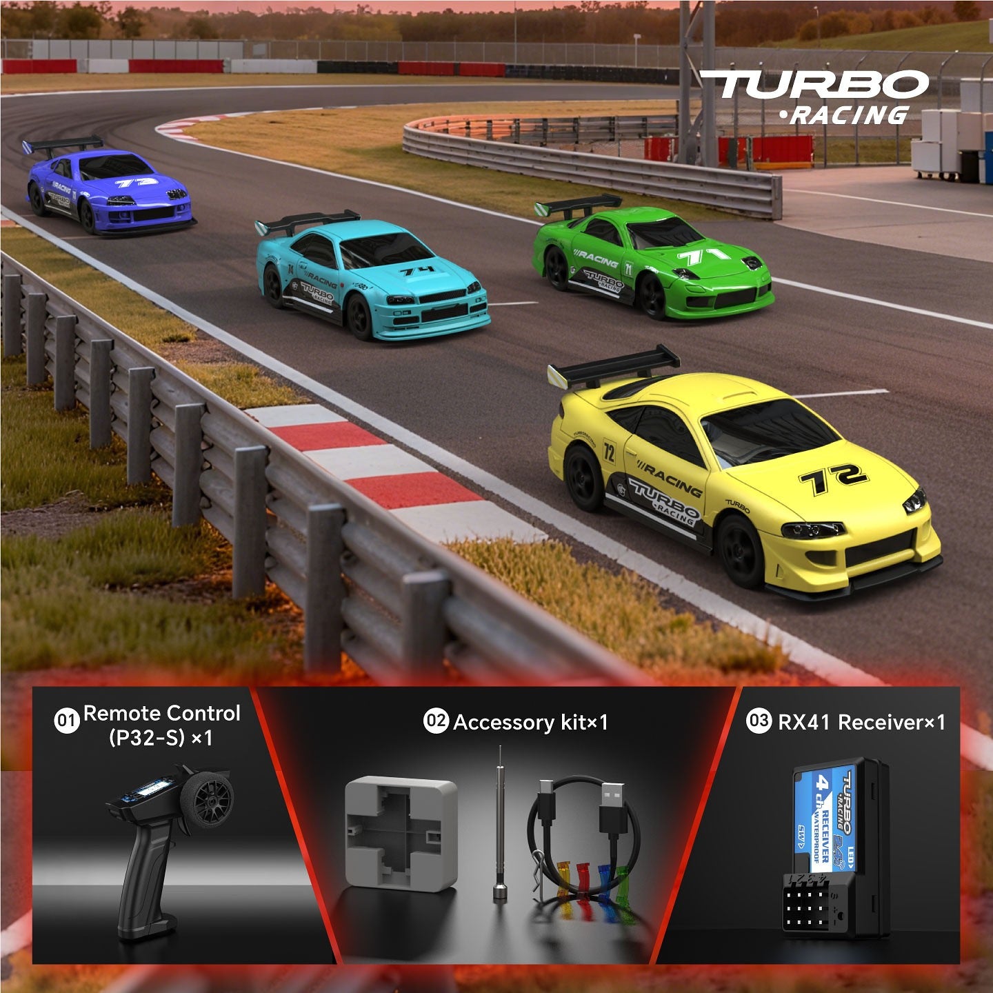 Turbo Racing 2026 New Year Limited Edition 1/76 Four-Car Set - detail 3