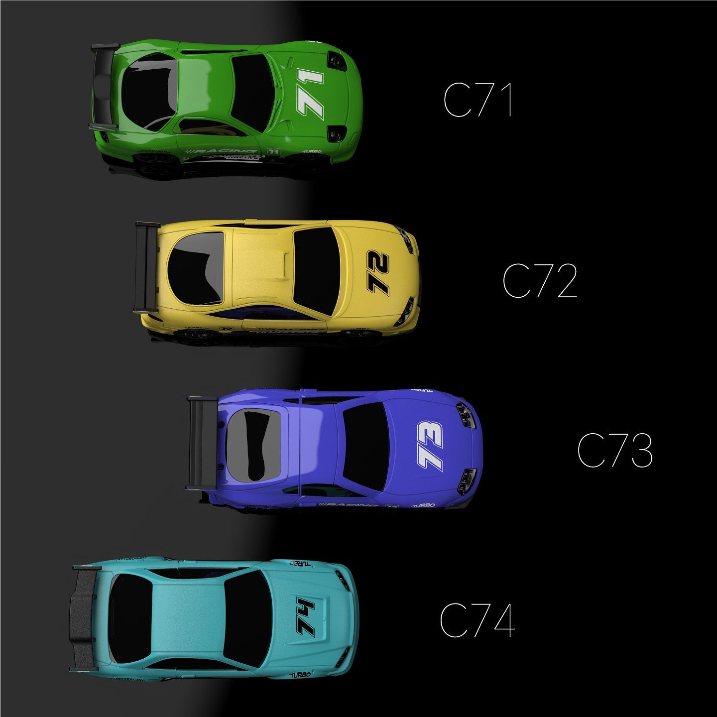 Turbo Racing 2026 New Year Limited Edition 1/76 Four-Car Set - detail 4