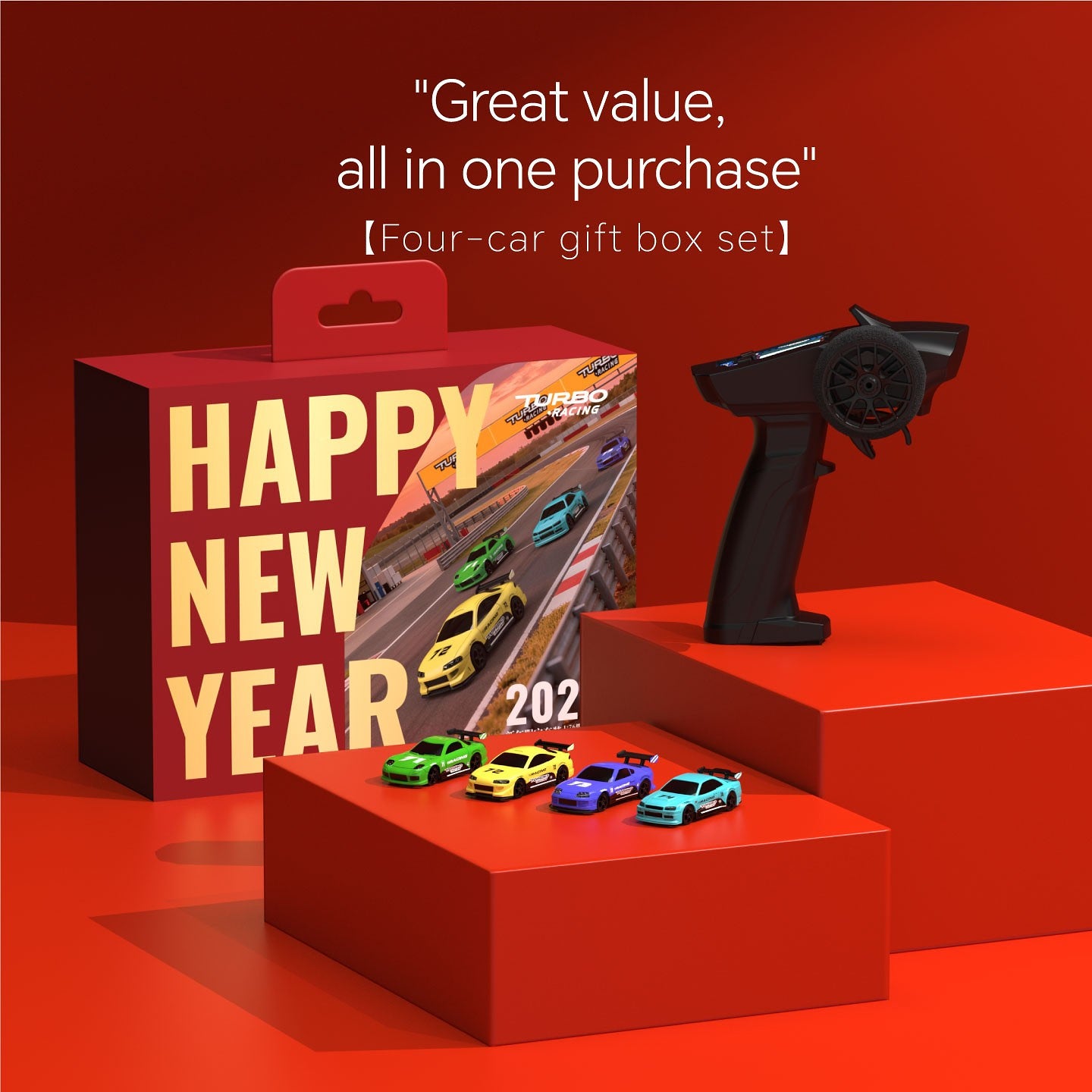 Turbo Racing 2026 New Year Limited Edition 1/76 Four-Car Set - detail 6