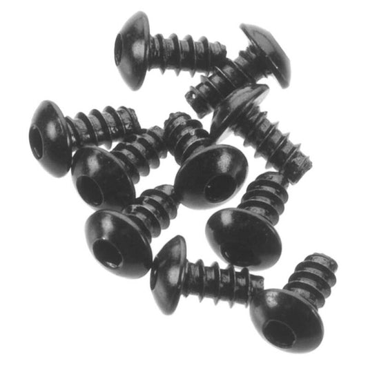 AXIAL AXA433 M3x6mm Tapping Hex Socket Button Head (Black) (10pcs)