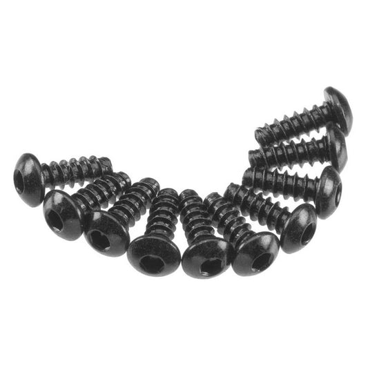 AXIAL AXA434 M3x8mm Hex Socket Tapping Button Head (Black) (10pcs)