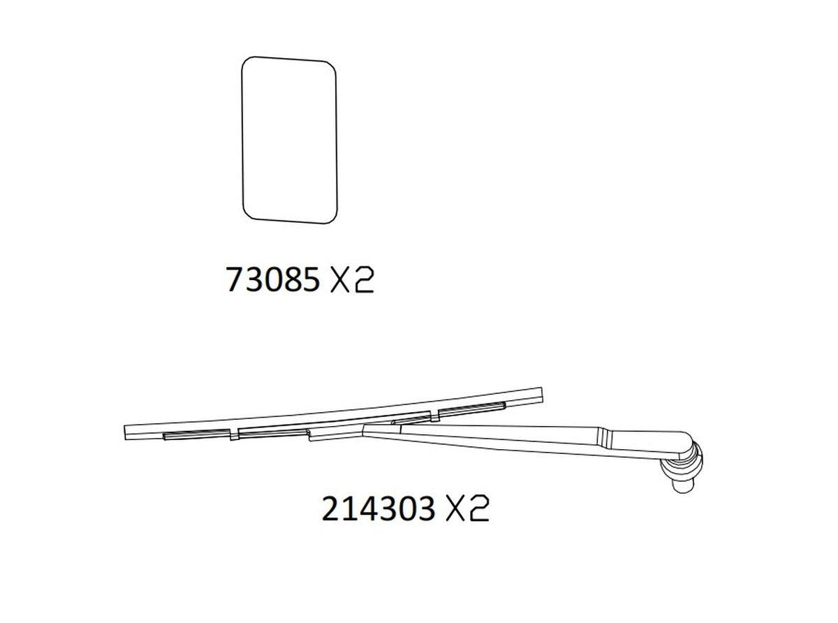 CROSSRC NT4 Unimog Silver Truck Bed Set CS-97401182