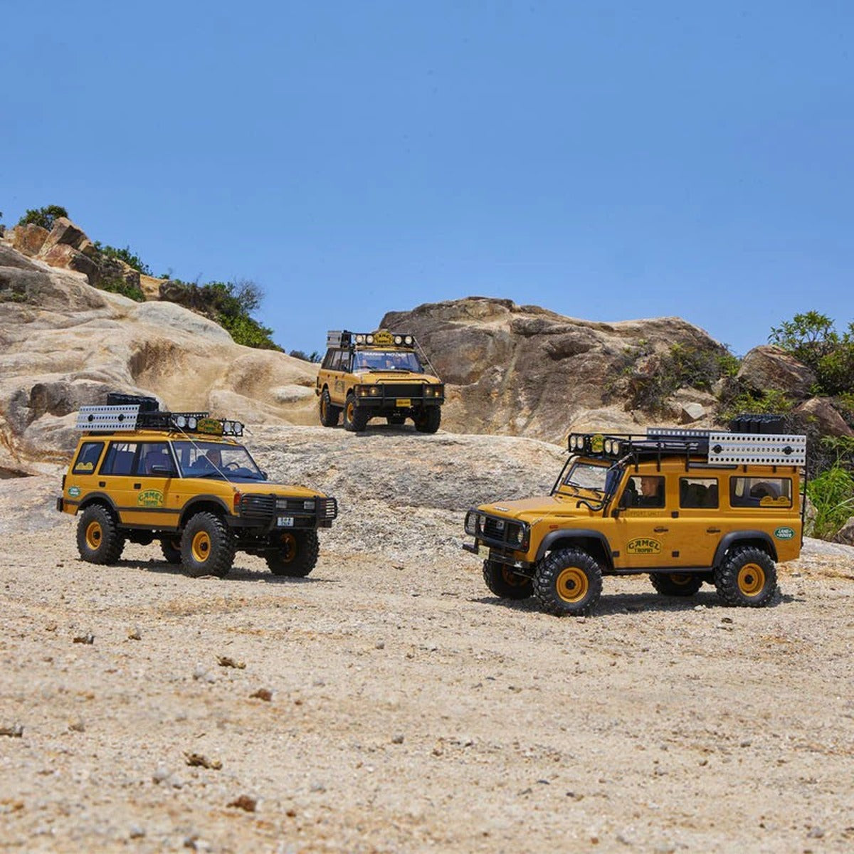 FMS FCX10 Land Rover Defender 110 Camel Trophy 1/10 RC Crawler RTR