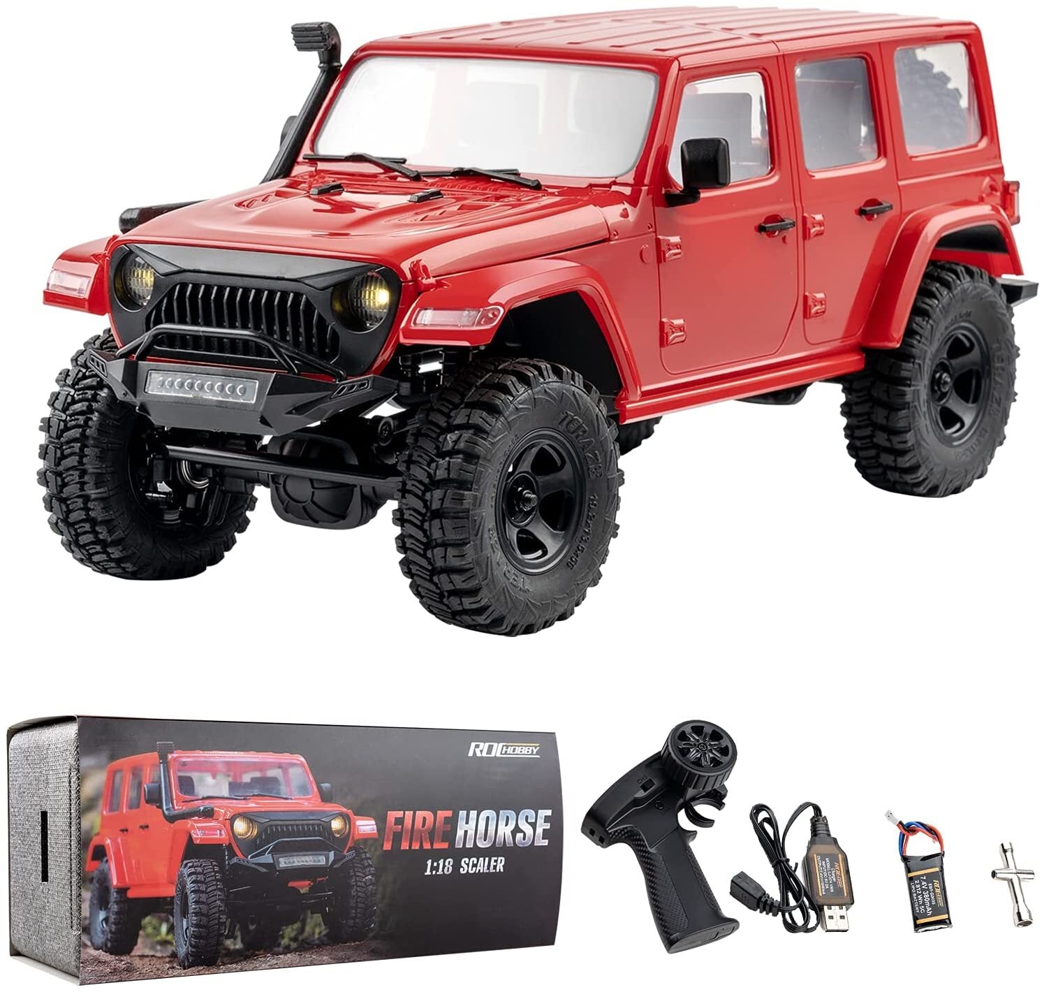 FMS 1/18 Scale Fire Horse RC Crawler RTR