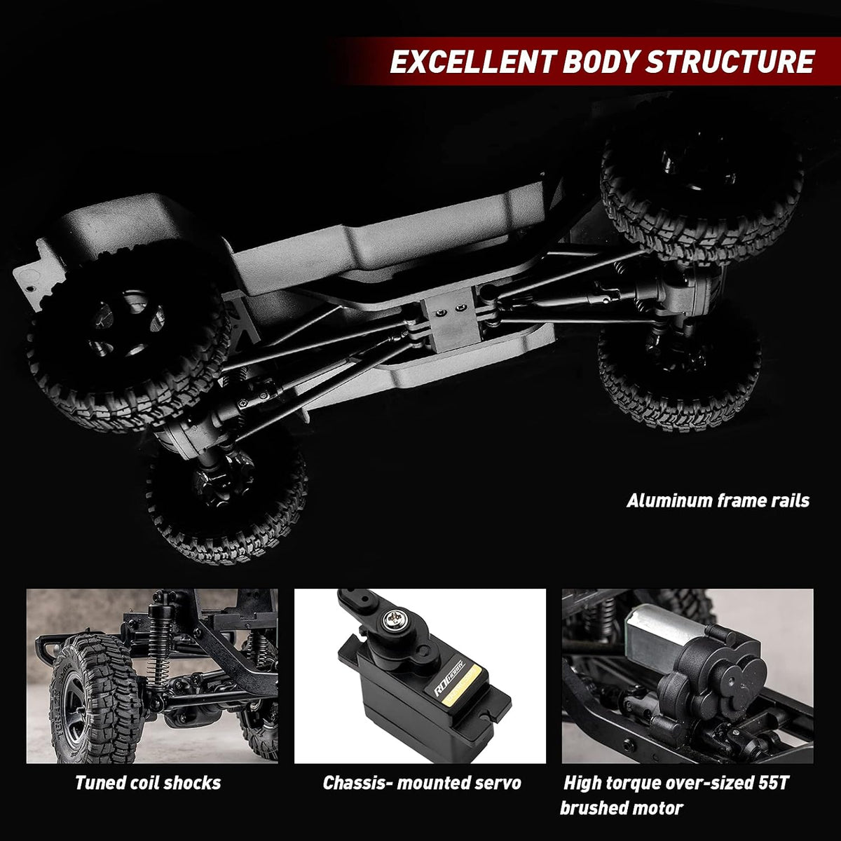 FMS 1/18 Scale Fire Horse RC Crawler RTR