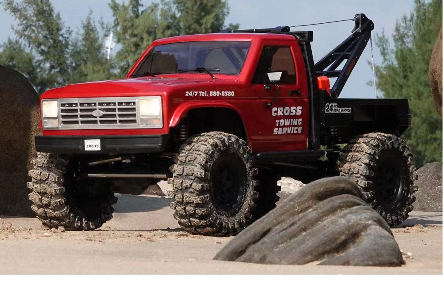 Cross RC EMO XL 6X6 1/8 Scale Crawler RTR - Red