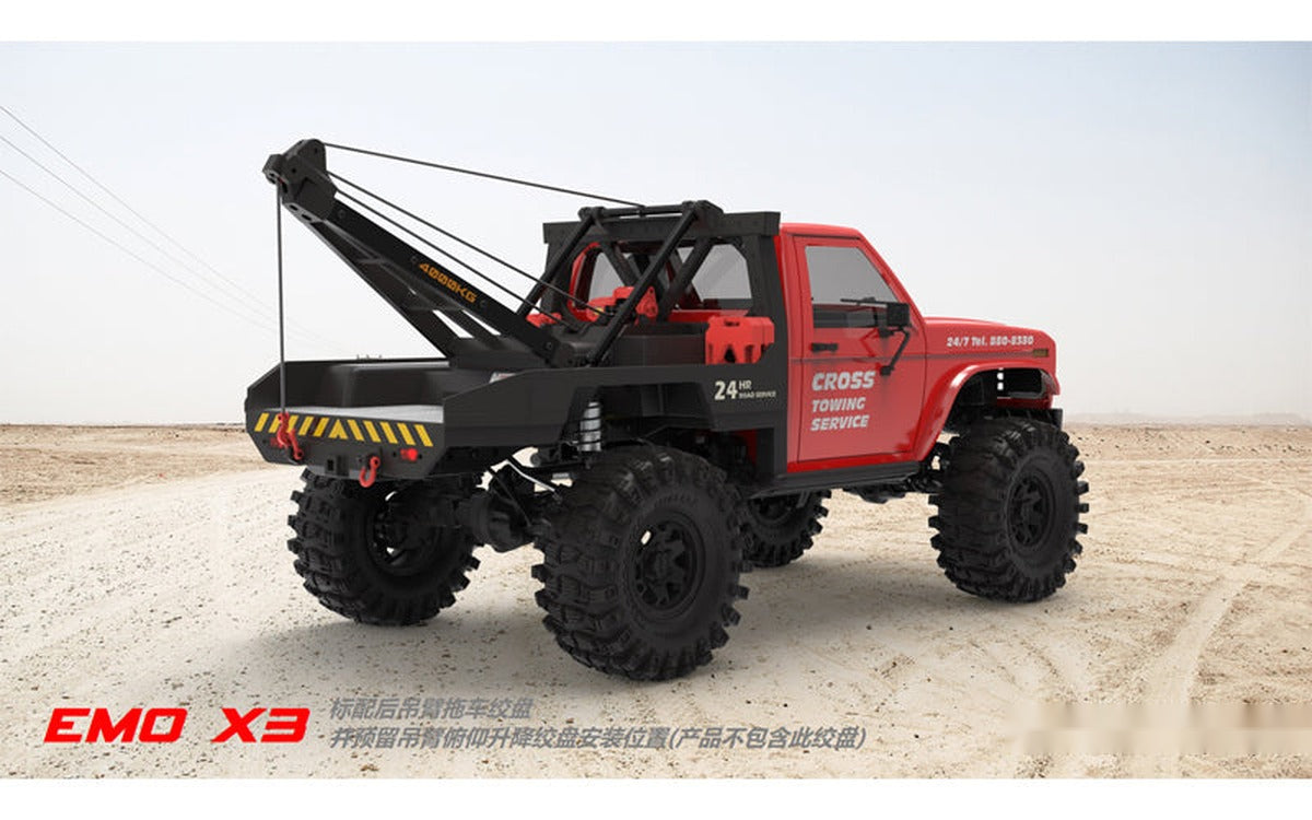 Cross RC EMO XL 6X6 1/8 Scale Crawler RTR - Red