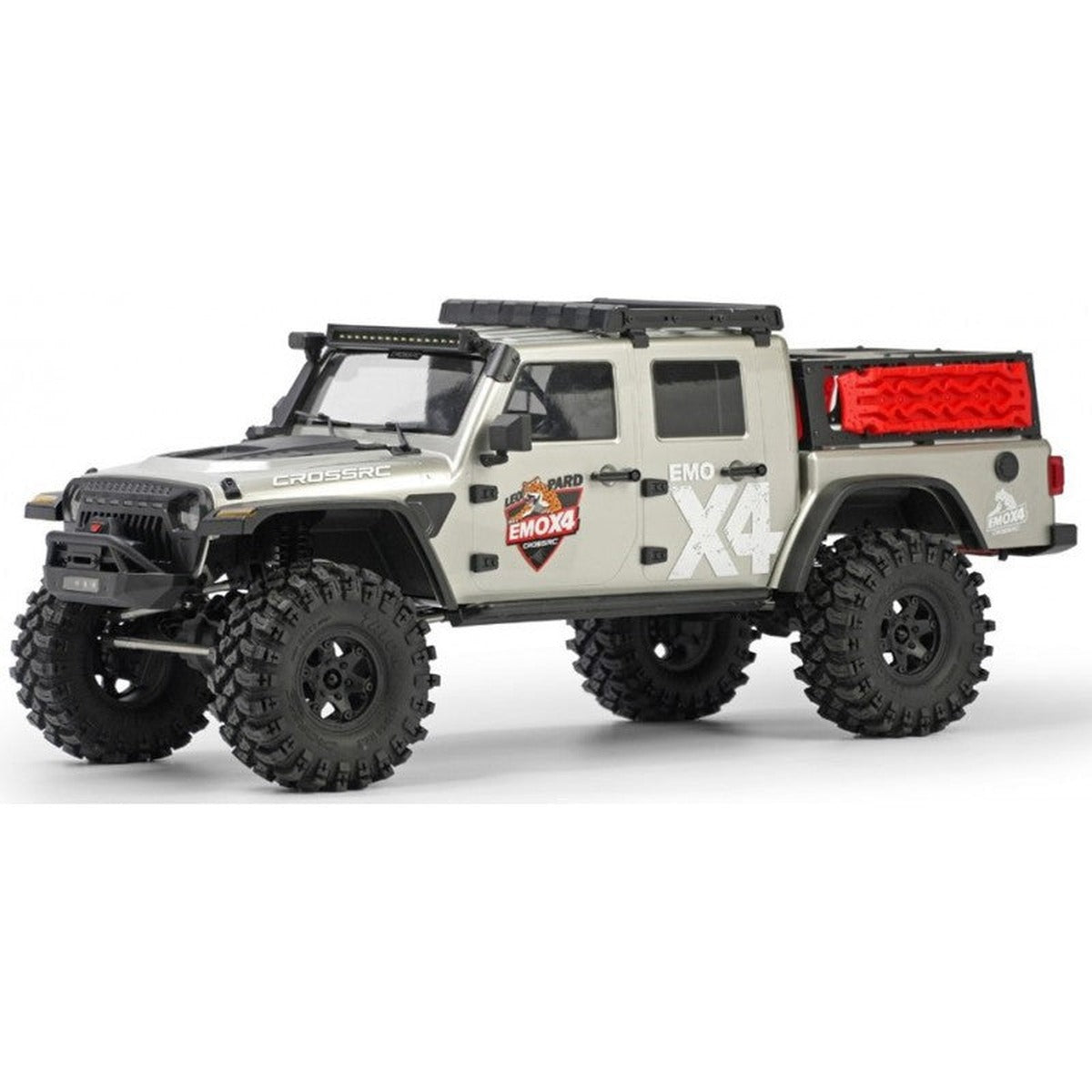 CROSSRC EMO X4 Big Leopard RC Car 4WD RTR 1:8 Climbing Crawler Off Road Rescue Vehicle