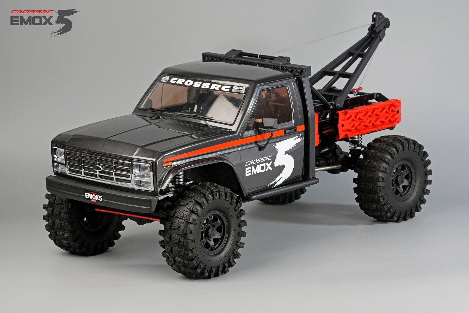CROSSRC EMO X5 4WD RC Car 1:8 Road Rescue Vehicle Climbing Crawler Off Road Vehicle RTR