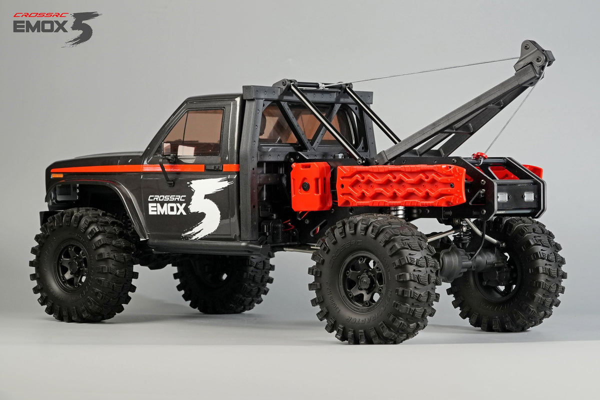 CROSSRC EMO X5 4WD RC Car 1:8 Road Rescue Vehicle Climbing Crawler Off Road Vehicle RTR