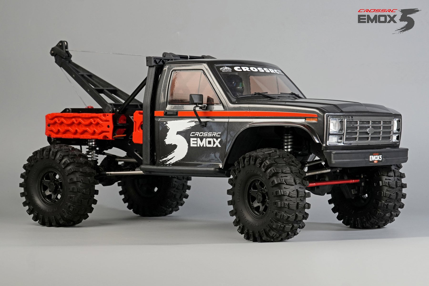 CROSSRC EMO X5 4WD RC Car 1:8 Road Rescue Vehicle Climbing Crawler Off Road Vehicle RTR
