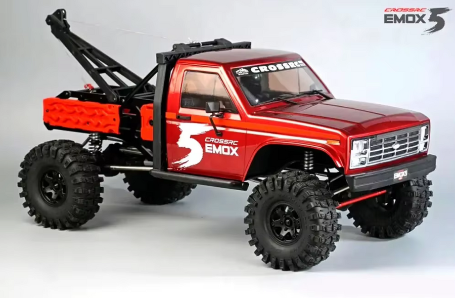 CROSSRC EMO X5 4WD RC Car 1:8 Road Rescue Vehicle Climbing Crawler Off Road Vehicle RTR