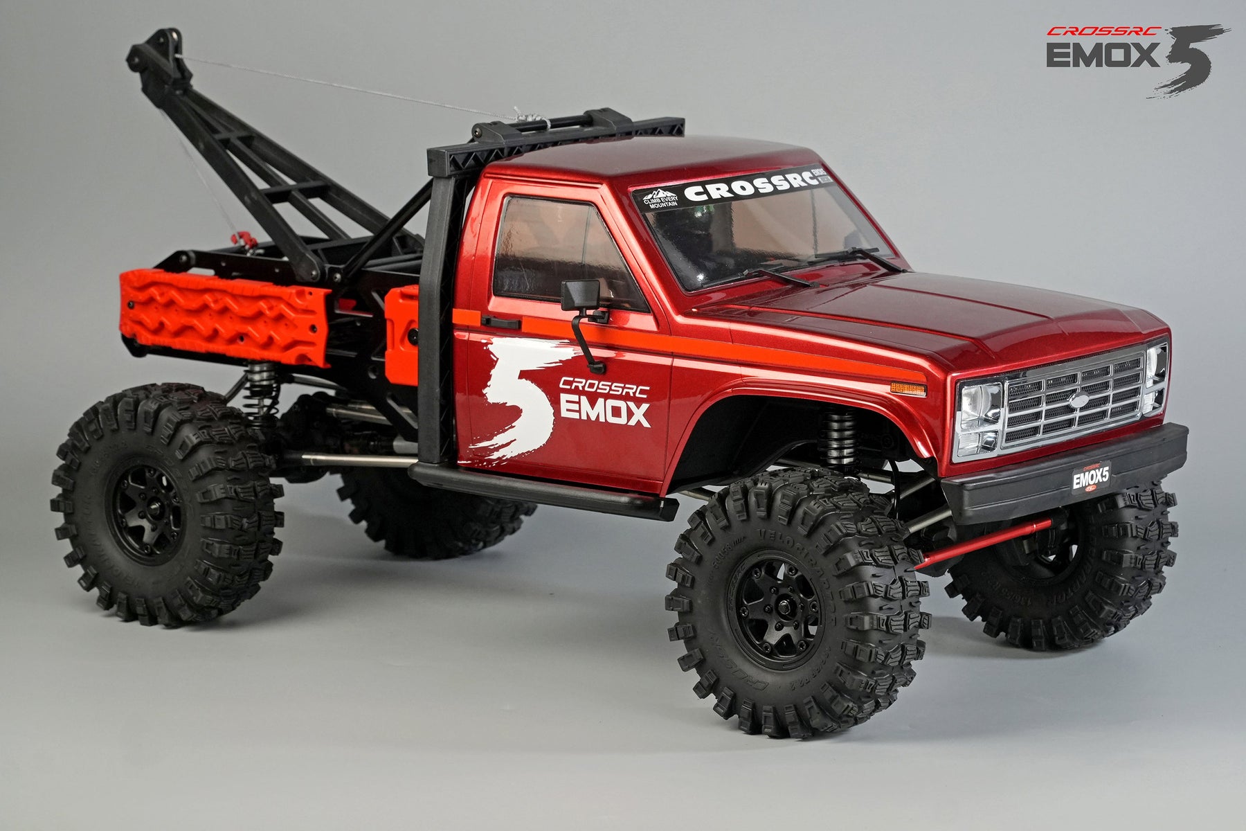 CROSSRC EMO X5 4WD RC Car 1:8 Road Rescue Vehicle Climbing Crawler Off Road Vehicle RTR