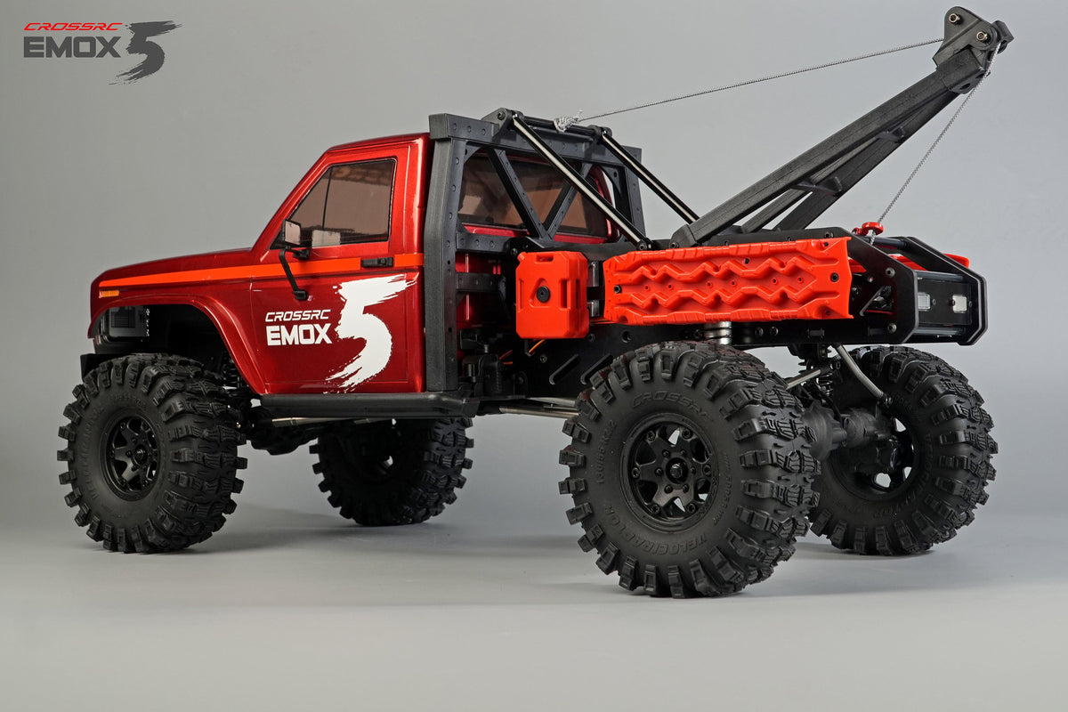 CROSSRC EMO X5 4WD RC Car 1:8 Road Rescue Vehicle Climbing Crawler Off Road Vehicle RTR
