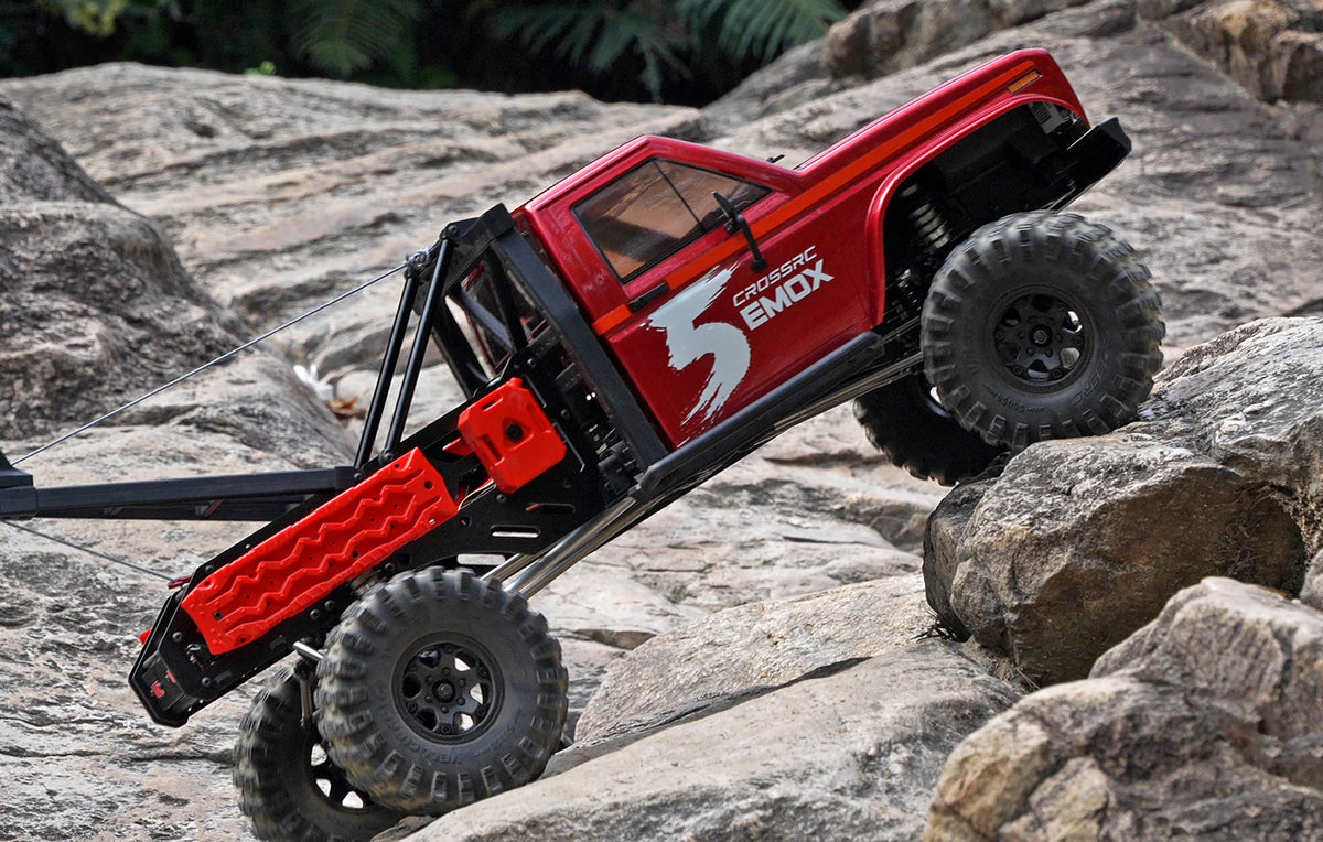 CROSSRC EMO X5 4WD RC Car 1:8 Road Rescue Vehicle Climbing Crawler Off Road Vehicle RTR