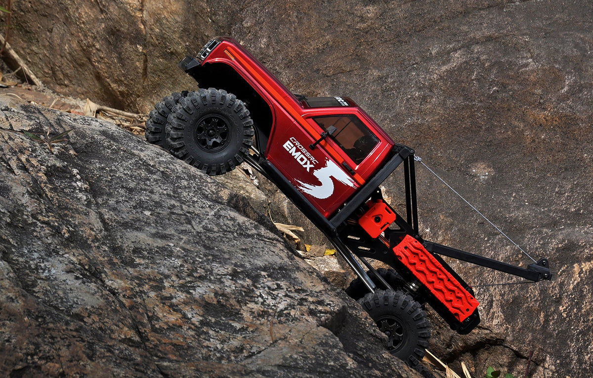 CROSSRC EMO X5 4WD RC Car 1:8 Road Rescue Vehicle Climbing Crawler Off Road Vehicle RTR