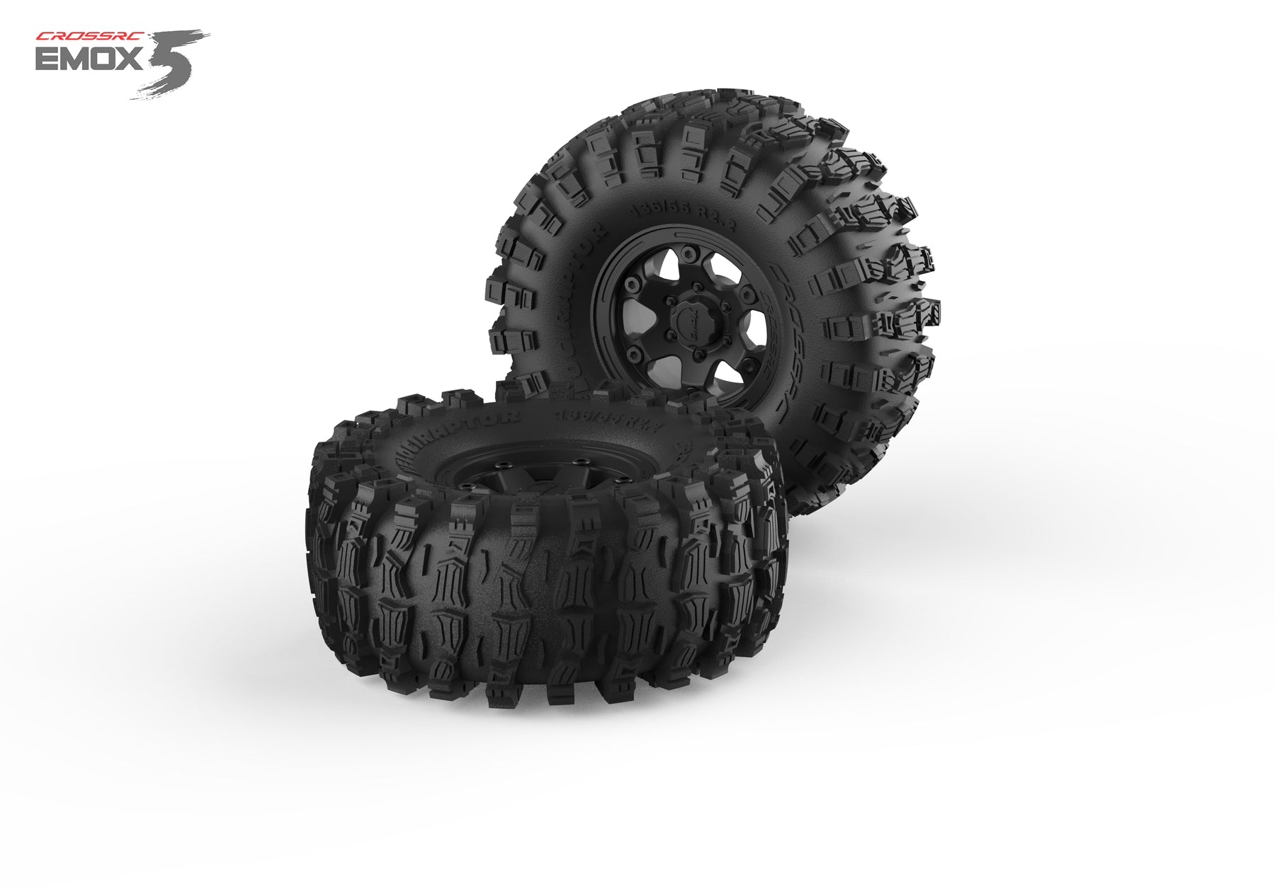 CROSSRC EMO X5 4WD RC Car 1:8 Road Rescue Vehicle Climbing Crawler Off Road Vehicle RTR
