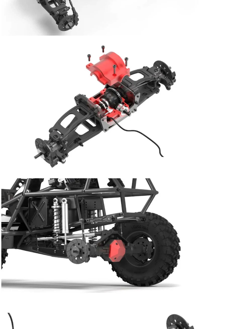 CROSSRC UT4 PRO Tiger Shark 1:7 RC Kletterauto Crossover Hochgeschwindigkeits-Offroad-Fahrzeug