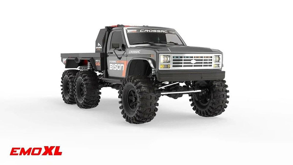 CROSSRC EMO XL Big Bison 1:8 RC Car 6WD 6x6 Climbing Crawler Off-Road Vehicle Electric RC Truck