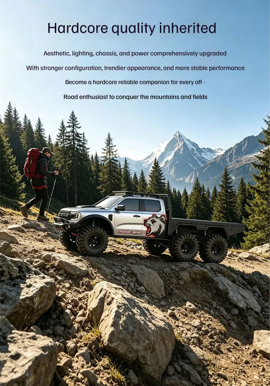 CROSSRC EMO X7 Big Bad Wolf XL4 RC Rock Crawler Trail Truck