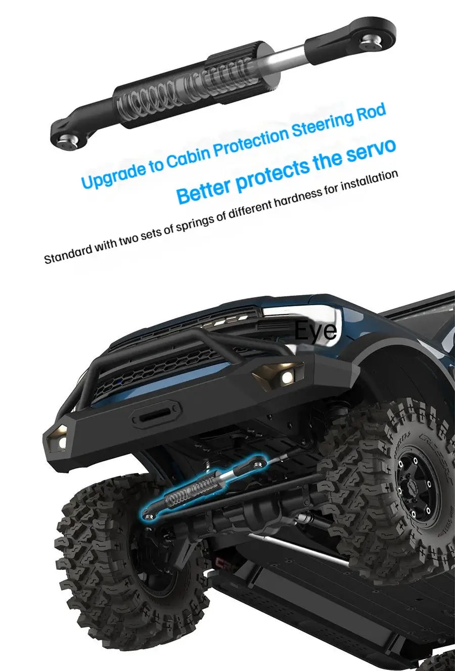 CROSSRC EMO X7 Big Bad Wolf XL4 RC Rock Crawler Trail Truck