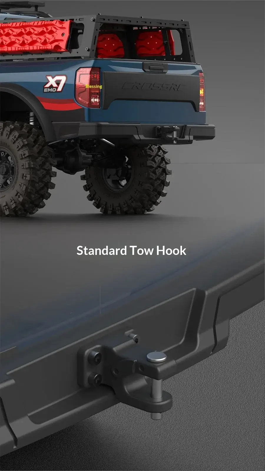 CROSSRC EMO X7 Big Bad Wolf XL4 RC Rock Crawler Trail Truck