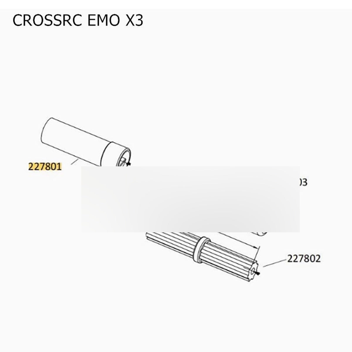 CROSSRC EMOX Drive Shaft Nylon Parts CS-97401261