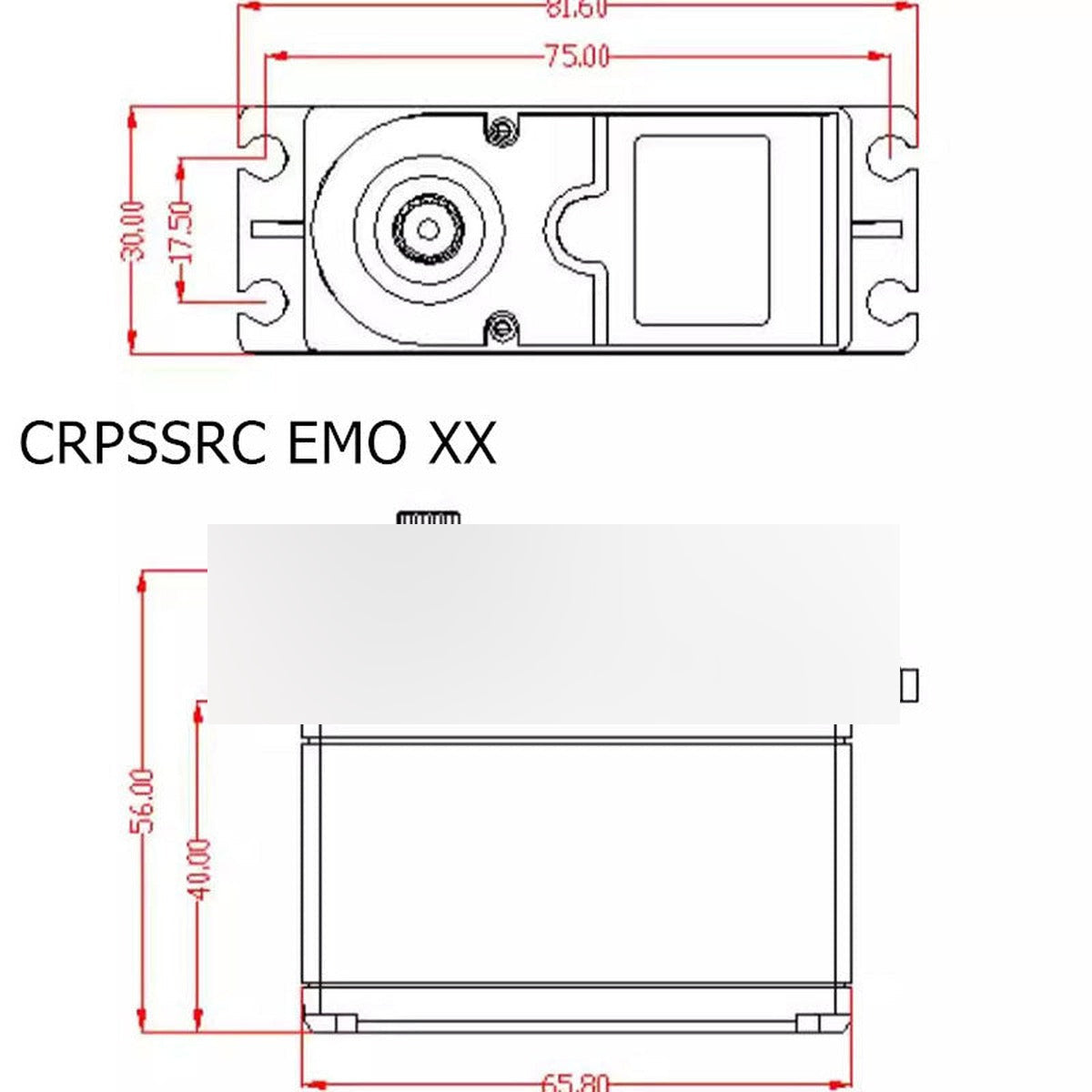 CROSSRC 1:6 Big Dinosaur EMOXX Original Steering Servo 97401542