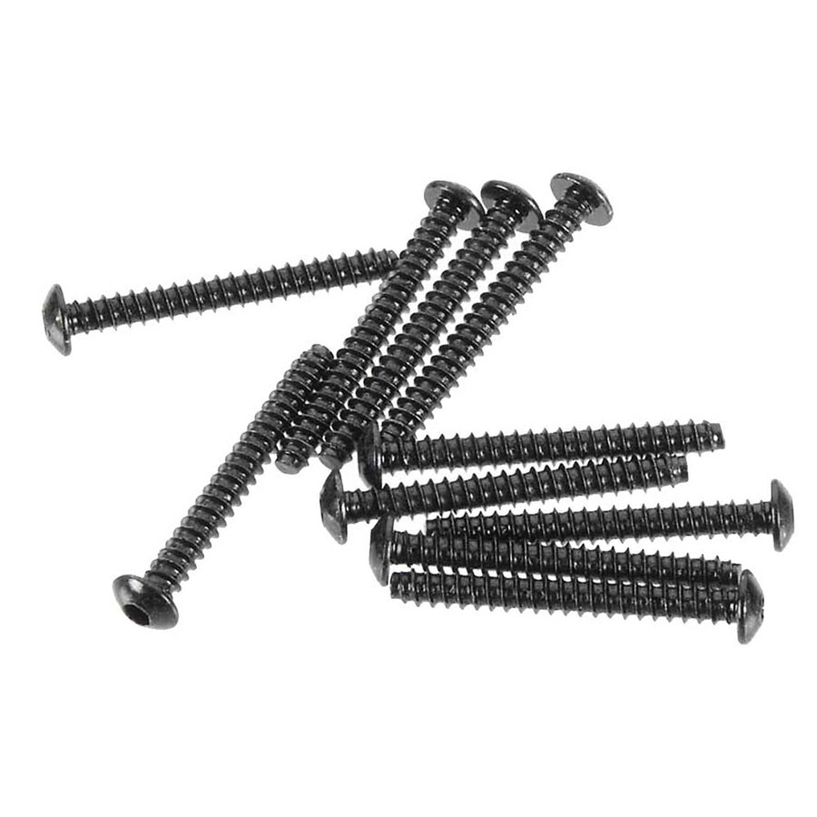AXIAL AXA440 M3x25mm Hex Socket Tapping Button Head (Black) (10pcs)