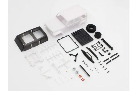 KYOSHO JEEP Wrangler Unlimited RUBICON w/Accessory White Body Set MXN07