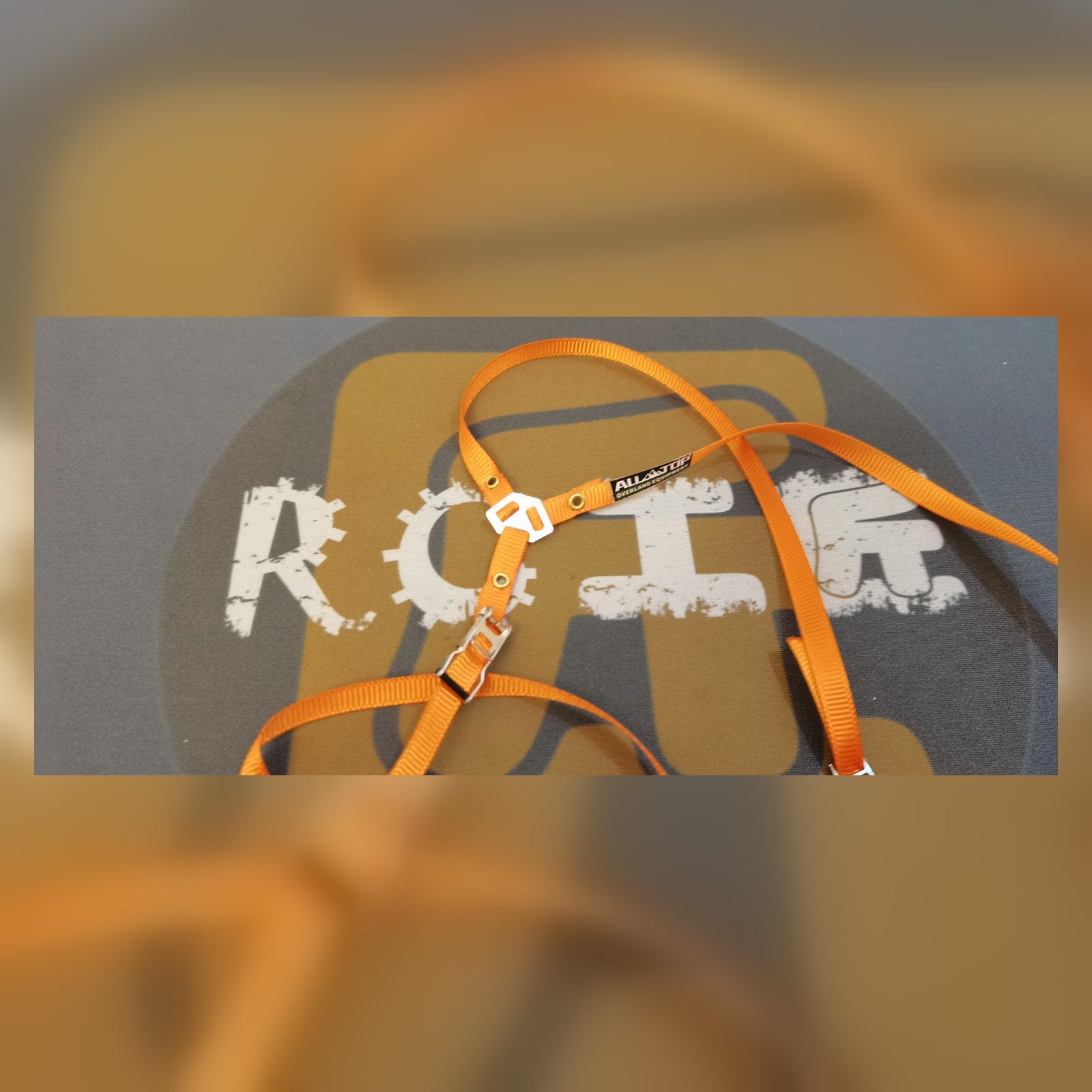 RC Craftsman 3-Point Spare Tire Tie-Down Strap - Orange