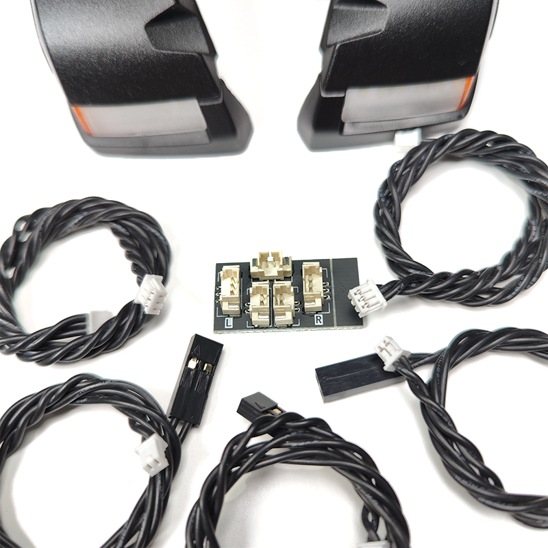 Red Mask Scaled Front fender for Axial SCX10 III Jeep Wrangler JL Type B