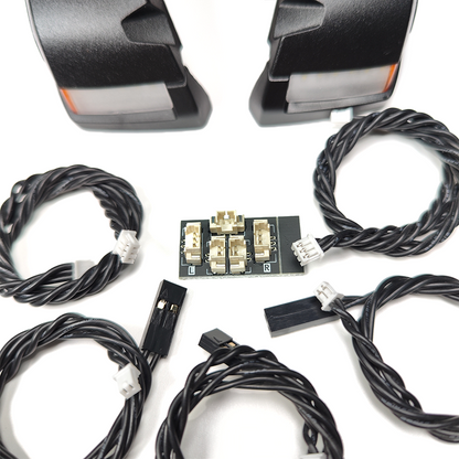 Red Mask Scaled Front fender for Axial SCX10 III Jeep Wrangler JL Type B