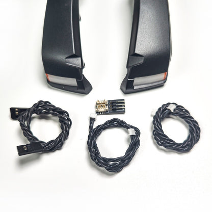 Red Mask Scaled Front fender for Axial SCX10 III Jeep Wrangler JL Type B