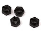SSD RC SCX24 7mm Brass Wheel Hex (Black) (4) (1g) SSD00438