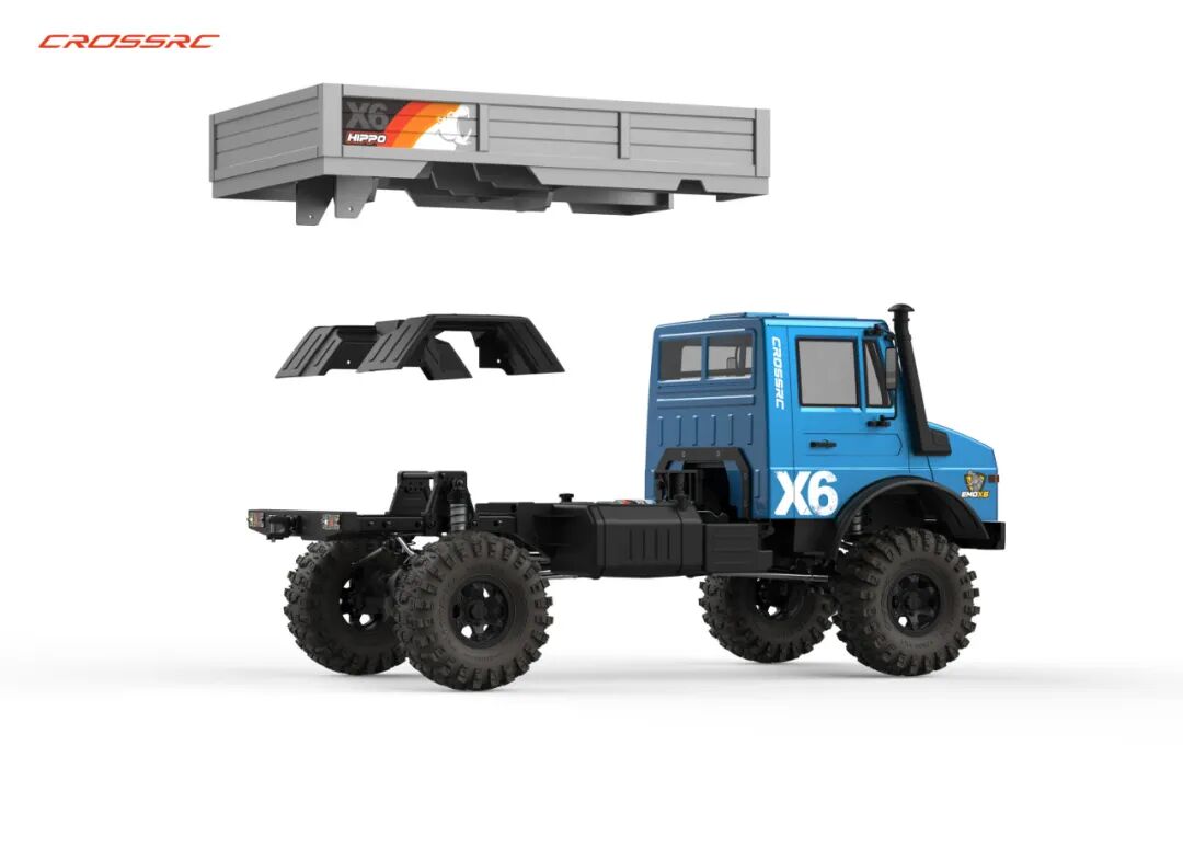 Cross RC Crawling EMO X6 Big Hippo 1/8 775 Brushed /BL RTR Blue