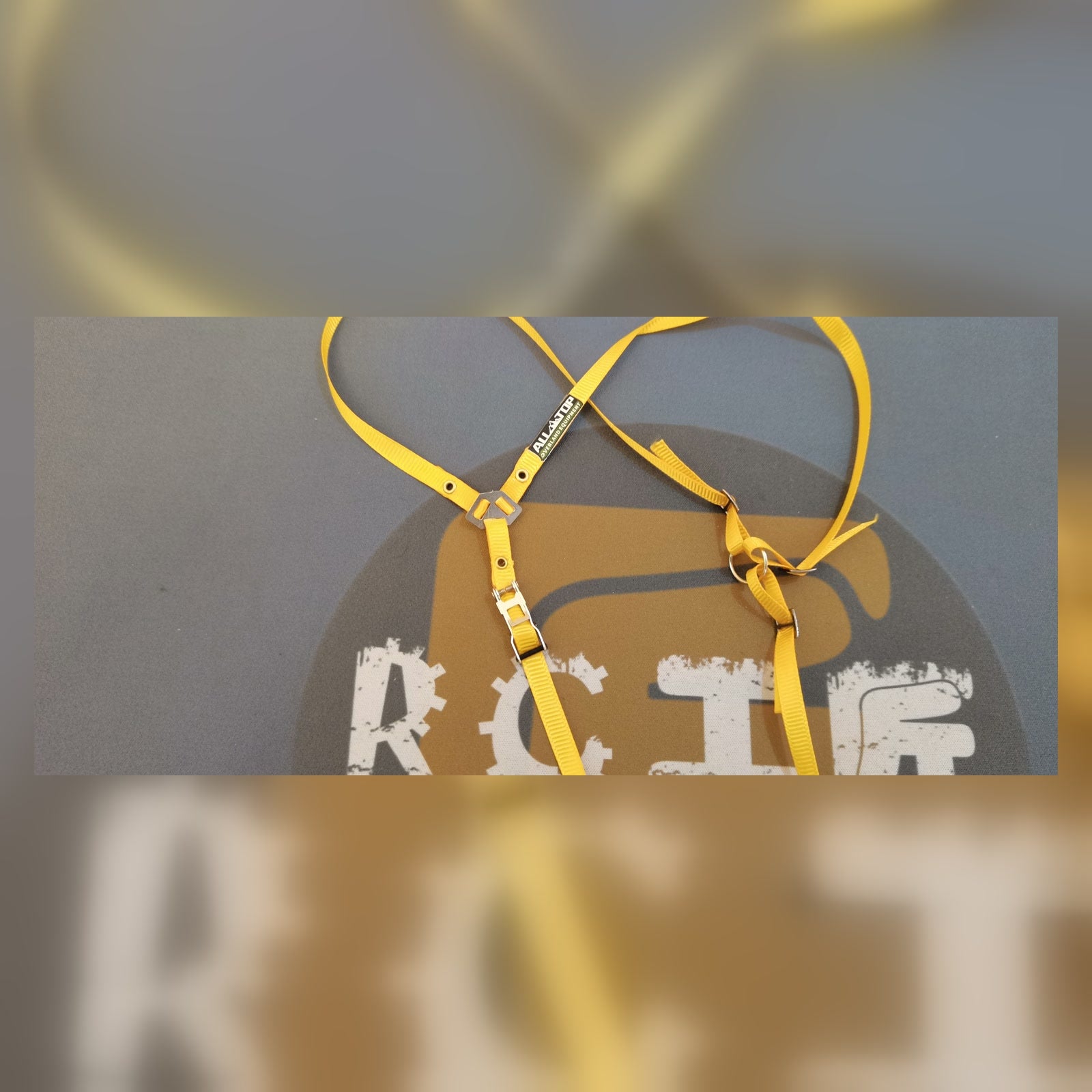 RC Craftsman 3-Point Spare Tire Tie-Down Strap - Yellow